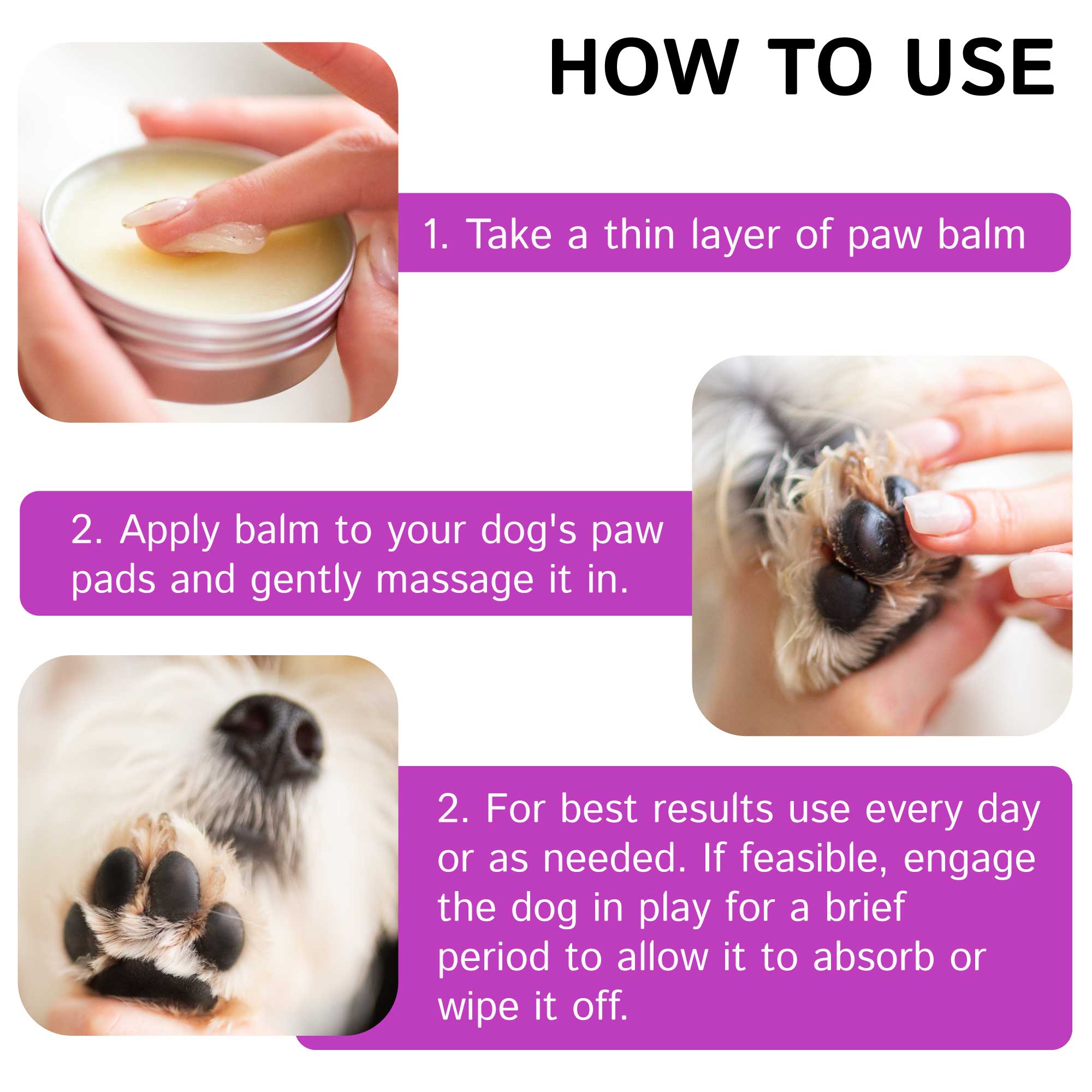 Dog Skin Conditioner + Dog Paw & Nose Balm