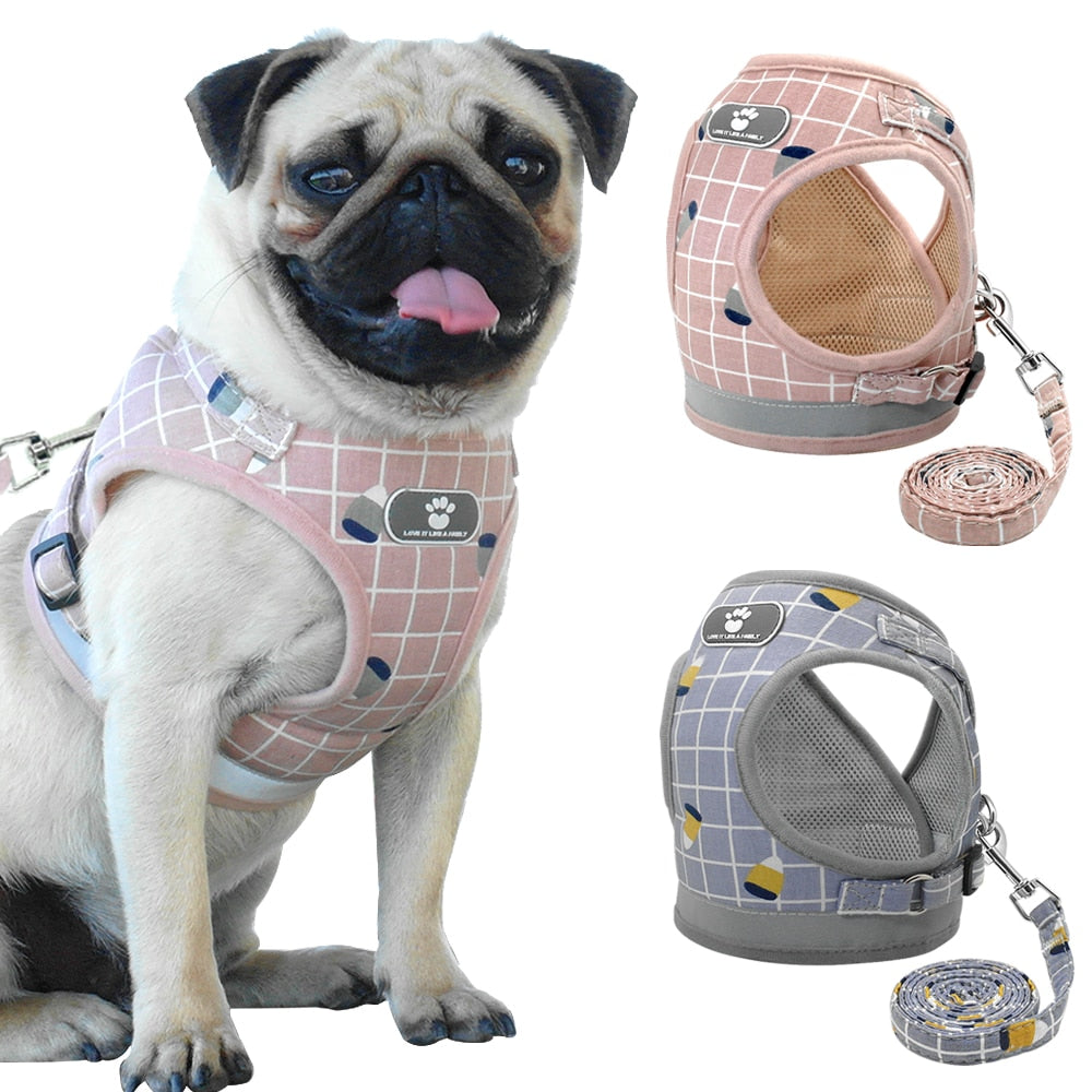 Mesh Puppy Pet Harness Small Dogs Harness and