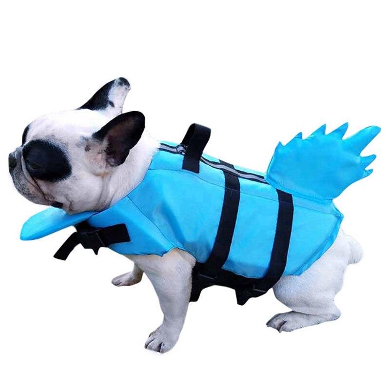 Dog Life Vest Summer Shark Pet Life Jacket Dog Clothes Dogs Swimwear