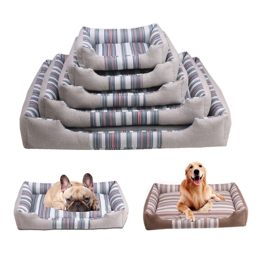 Pet Dog Bed Soft Kennel Sofa Winter Warm Pet Blanket Mat Removable
