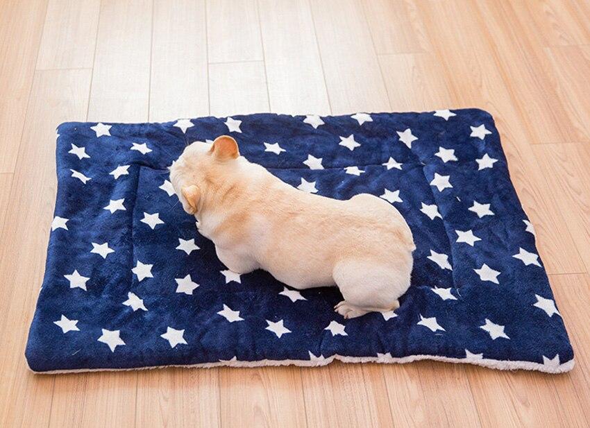 Portable Pet Dog Bed Blankets Washable Puppy Blanket Pad Winter Warm